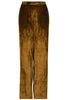Husk Velvet Pant - Gold
