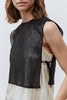 Alysi Pailette Top - Black