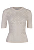 Husk Juliette knit - Oyster