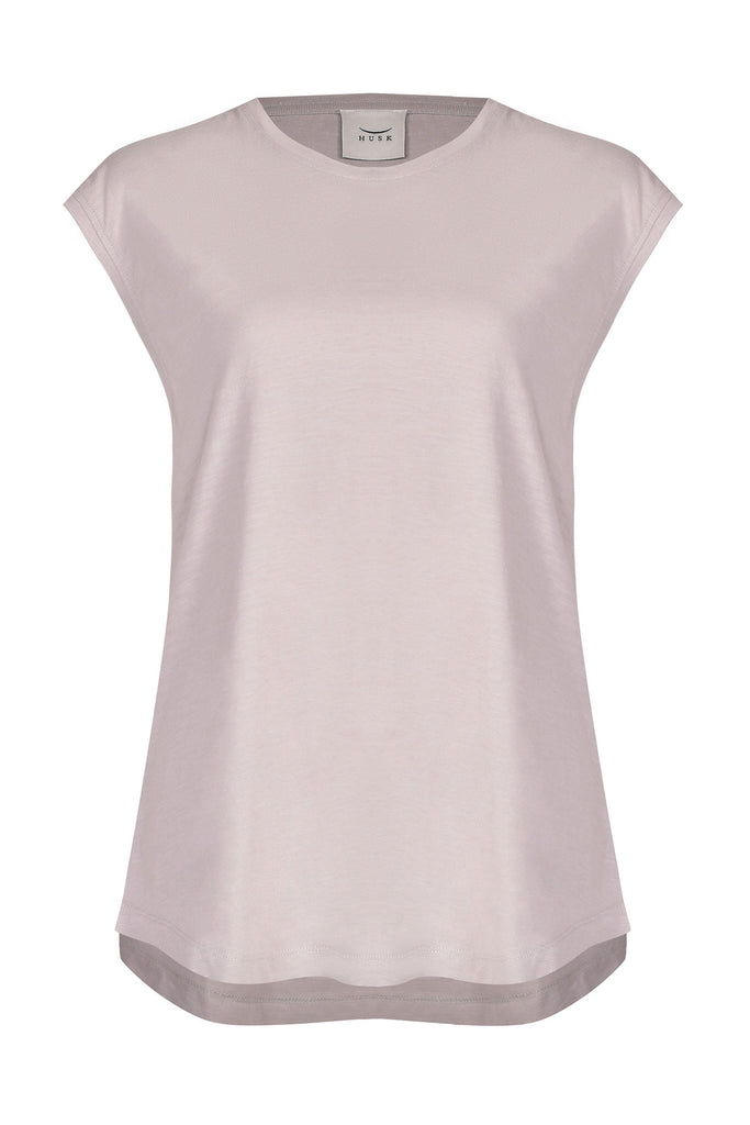 Husk Muscle tee - Putty