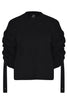 Thom Krom Rouched Shirt - Black