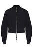 Thom Krom Cropped Bomber - Black