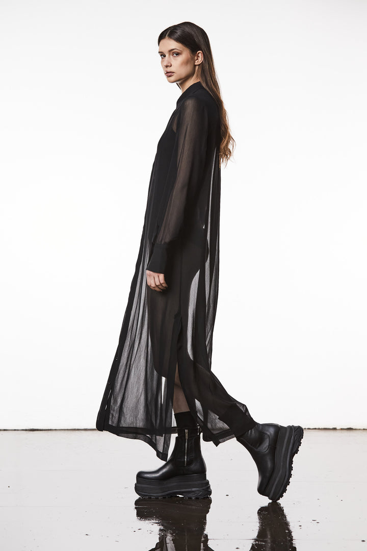 Thom Krom Sheer Dress - Black