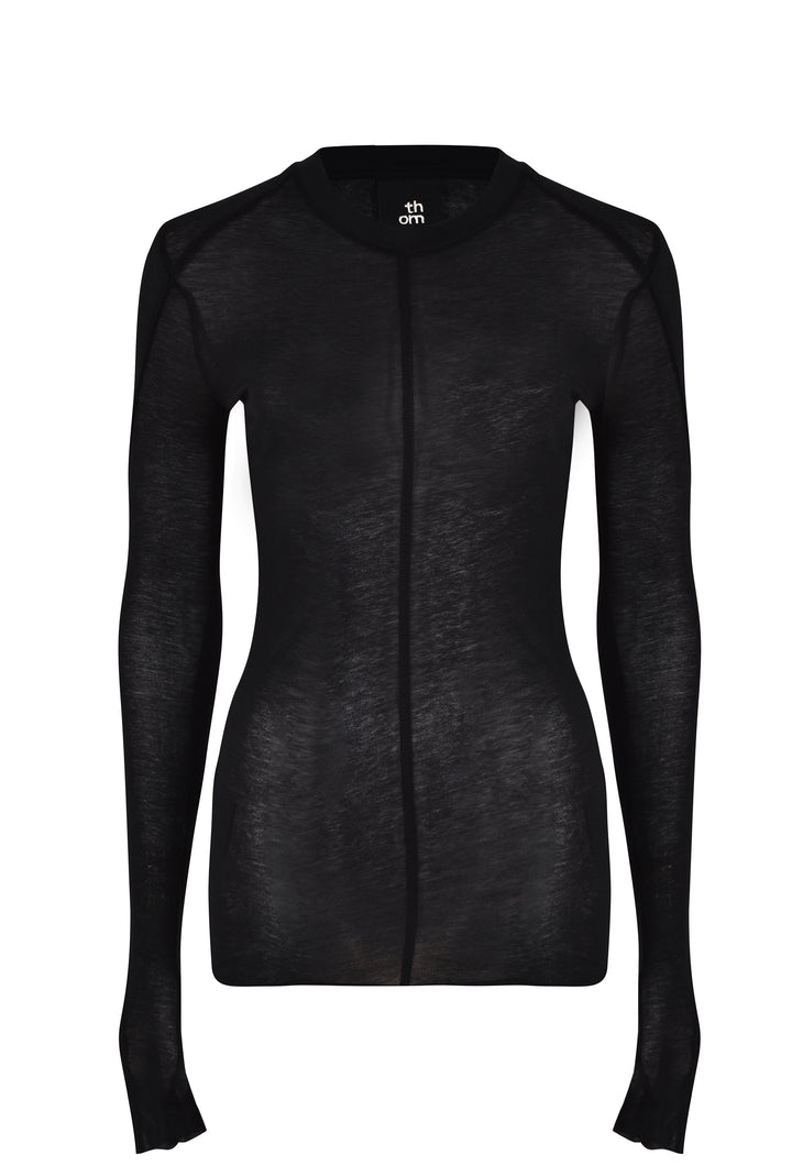 Thom Krom Stitch Top - Black