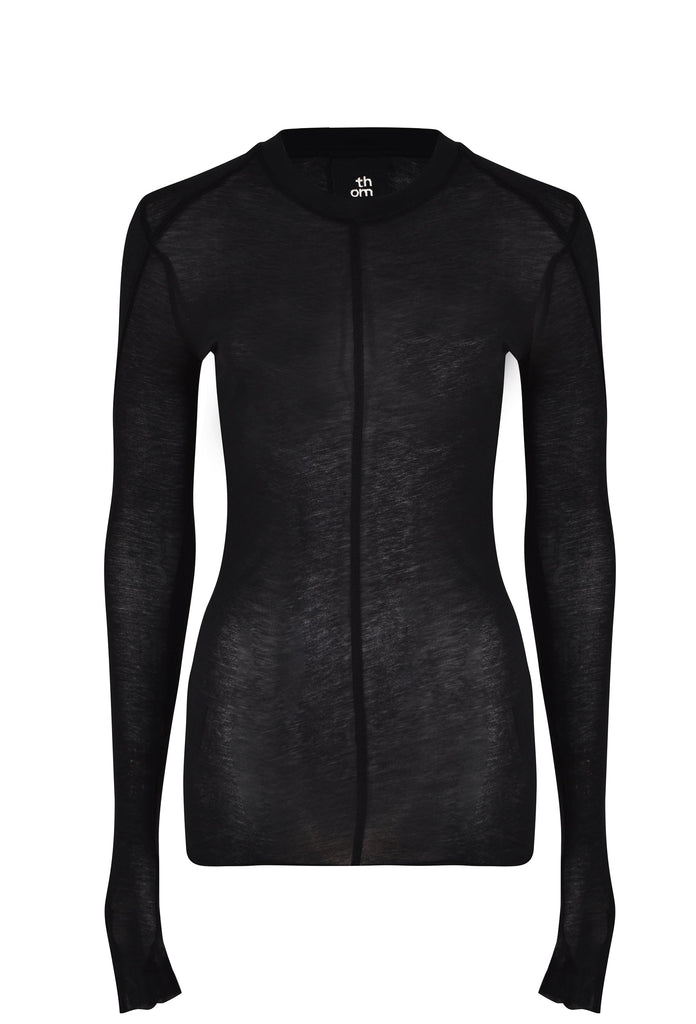 Thom Krom Stitch Top - Black