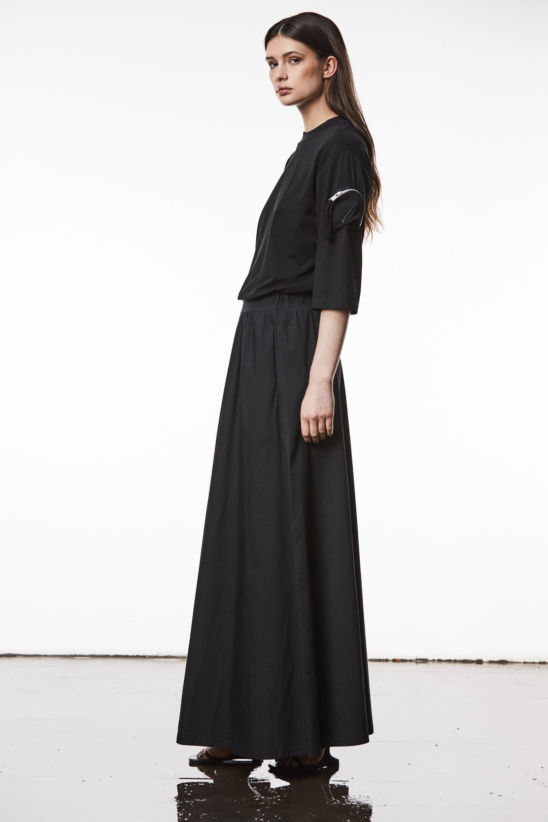 Thom Krom Pocket Tee - Black