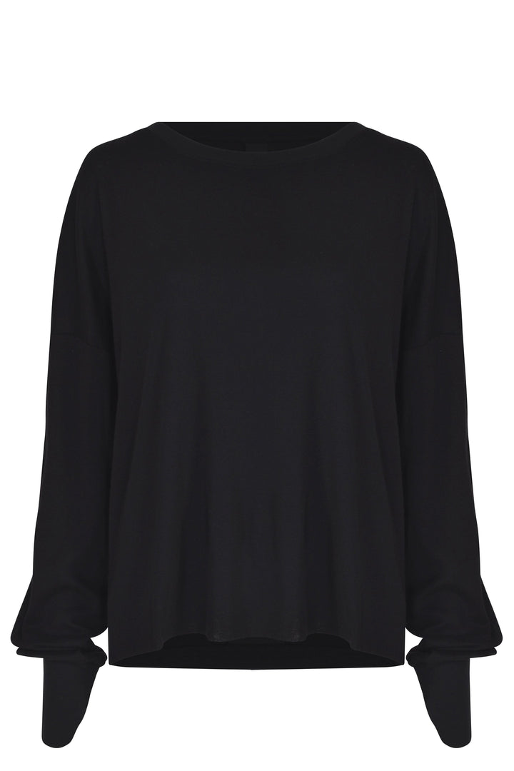 Thom Krom Logo Longsleeve - Black