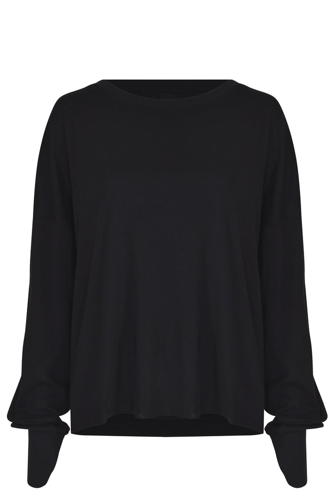 Thom Krom Logo Longsleeve - Black