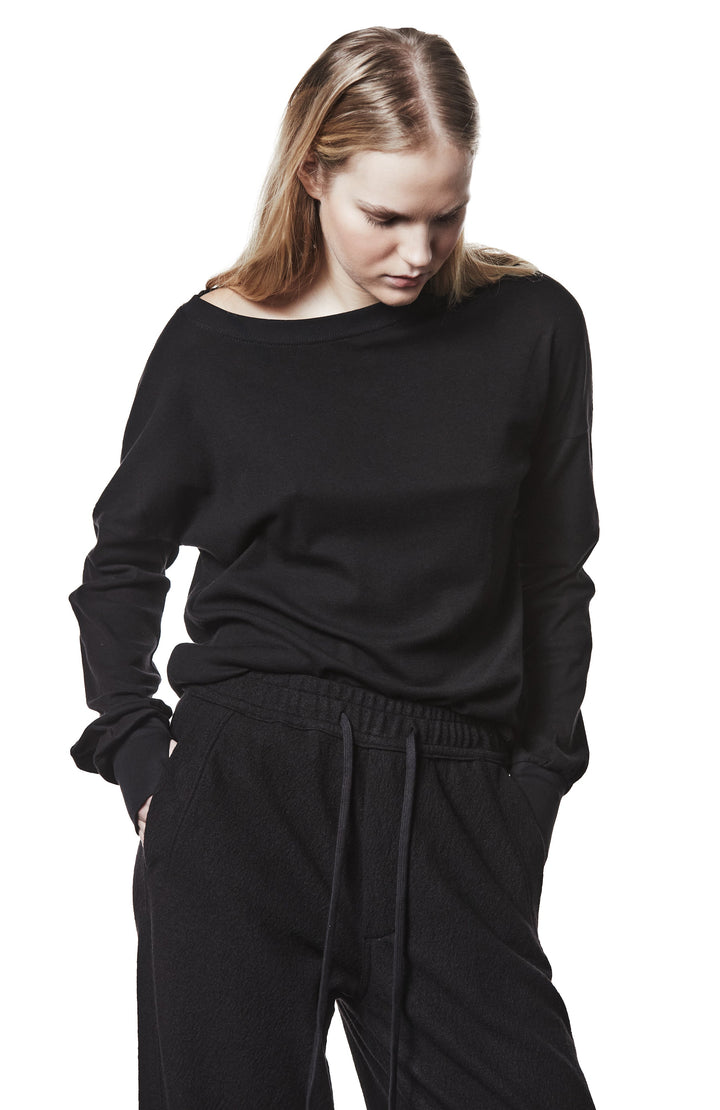 Thom Krom Logo Longsleeve - Black