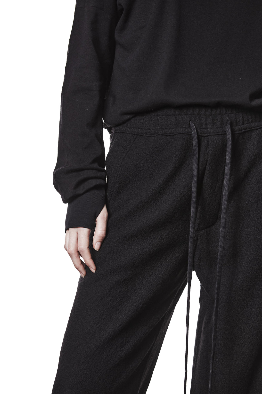 Thom Krom Logo Longsleeve - Black