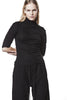 Thom Krom Ruched Top - Black