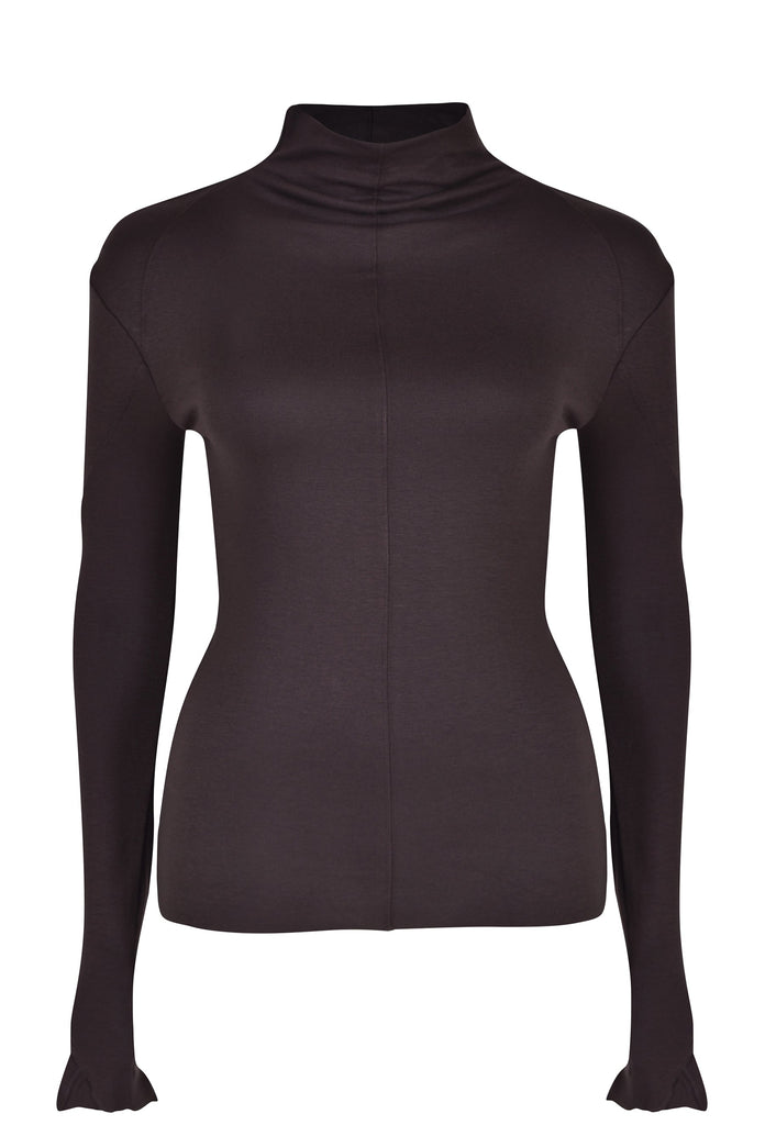 Thom Krom Seam Longlseeve - Chocolate