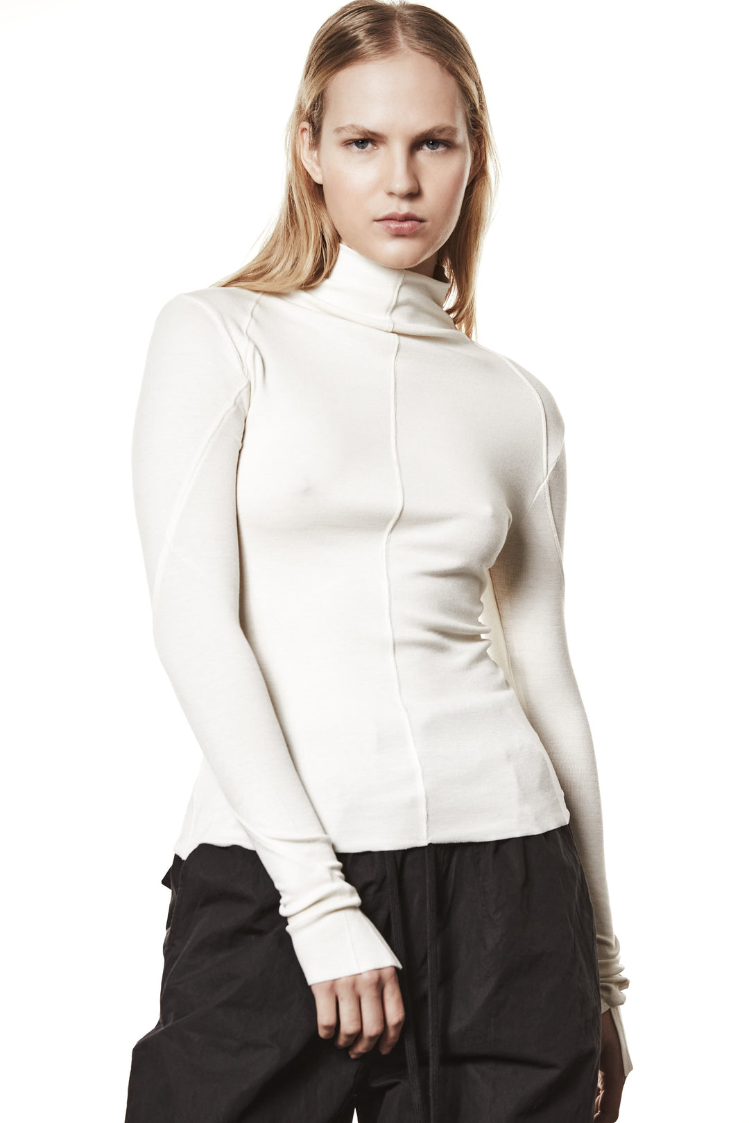Thom Krom Seam Longlseeve - White