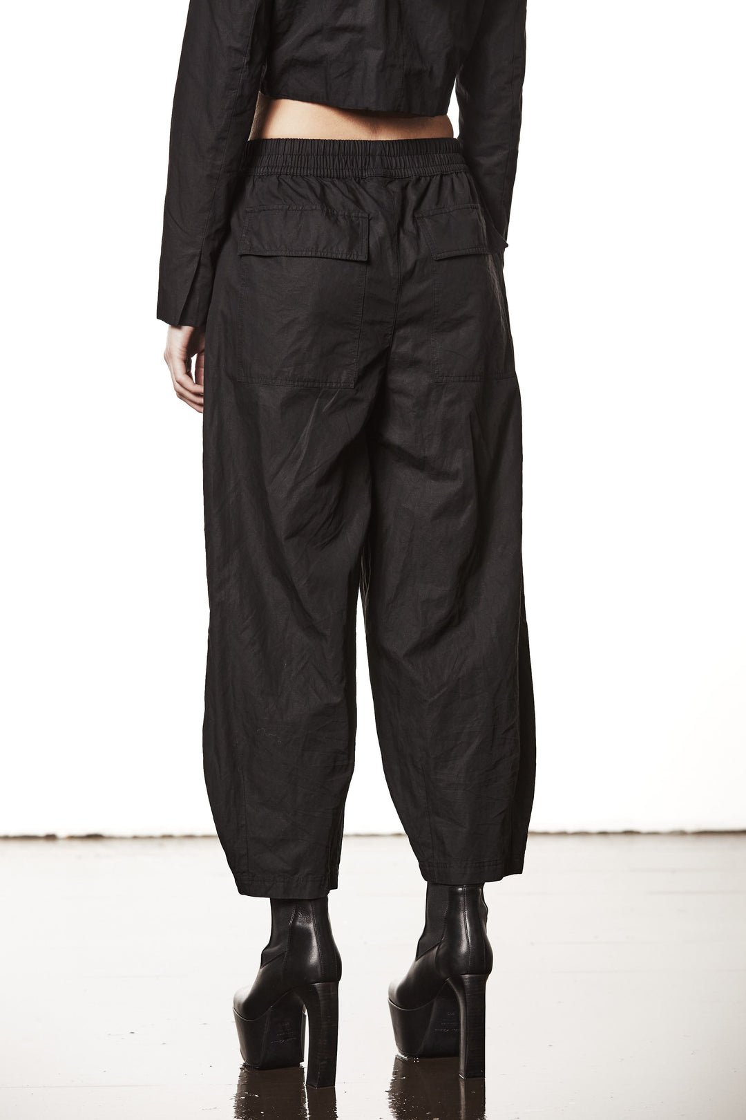 Thom Krom Parachute Pant - Black