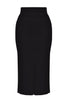 Thom Krom Split Skirt - Black