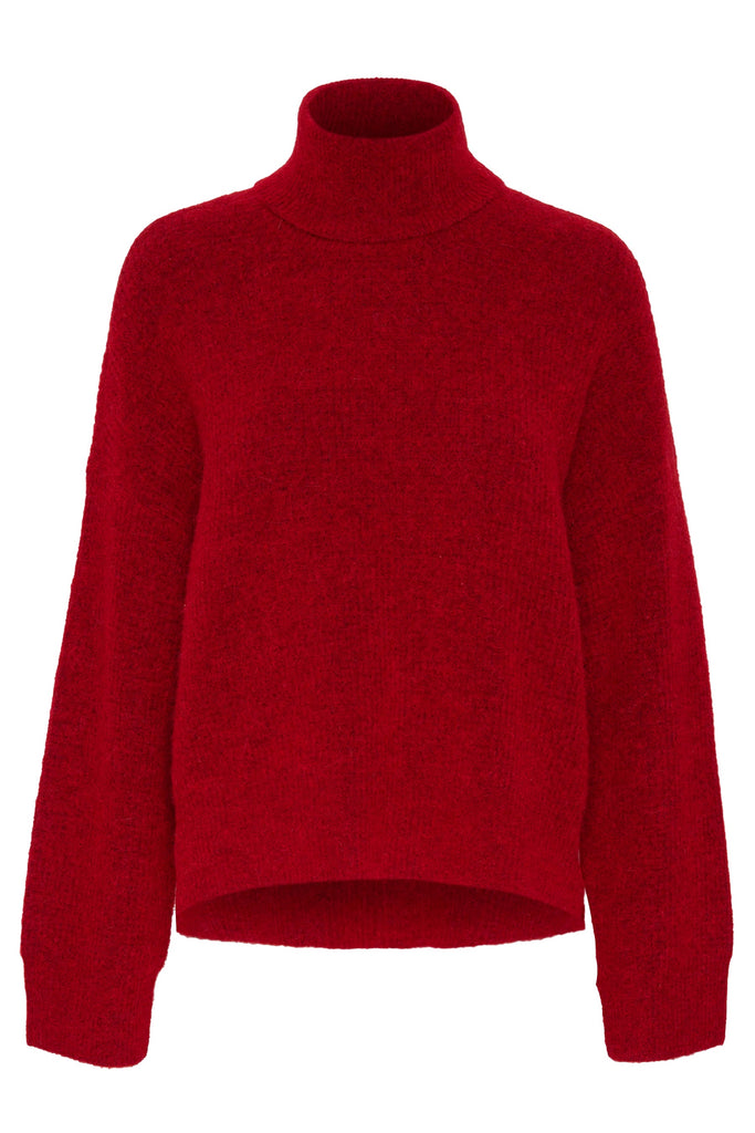 Gestuz Alpha Rollneck - Red