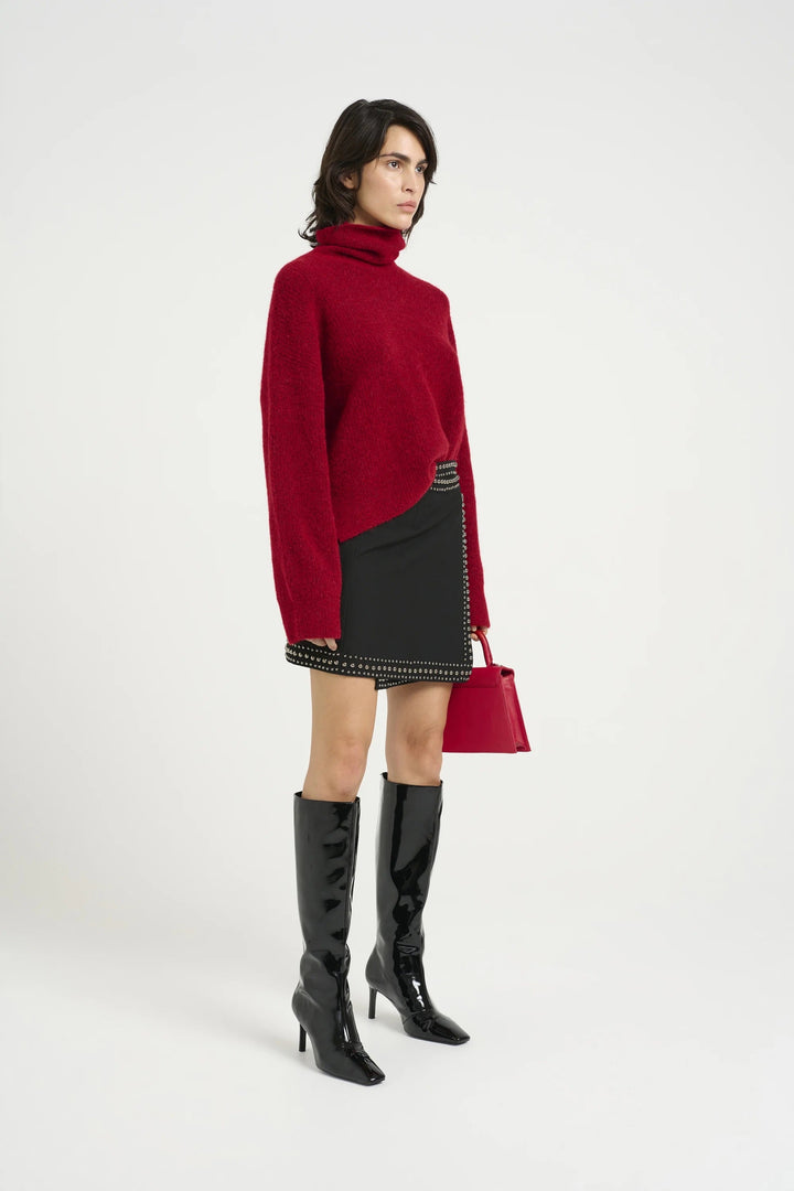 Gestuz Alpha Rollneck - Red
