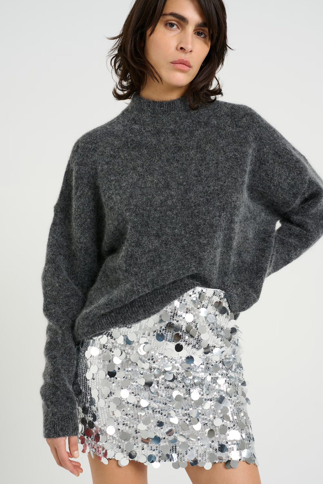 Gestuz Debbie Pullover - Charcoal