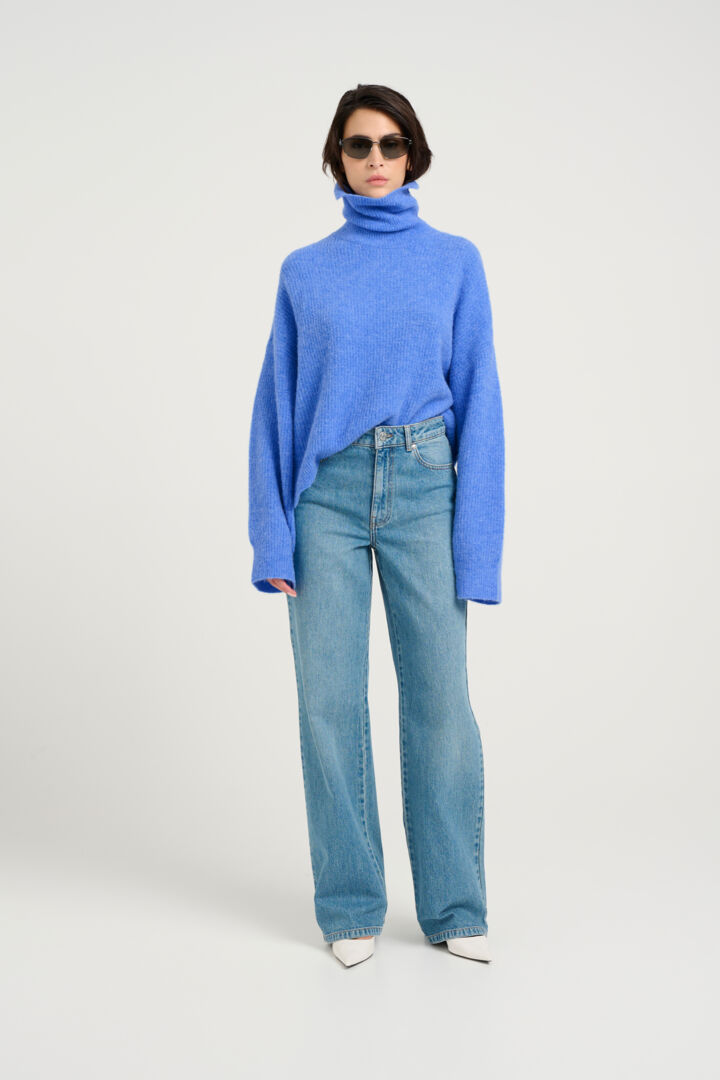 Gestuz Alpha Rollneck - Blue