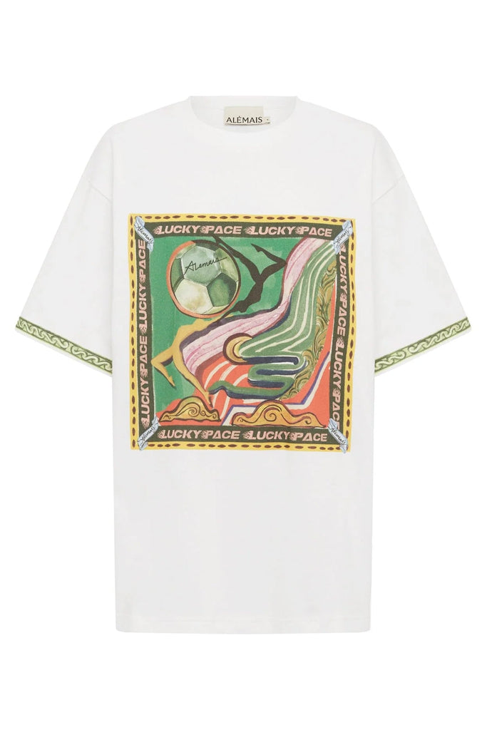 Alemais LUCKY TEE - Cream