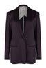 Alysi Satina Blazer - Aubergine