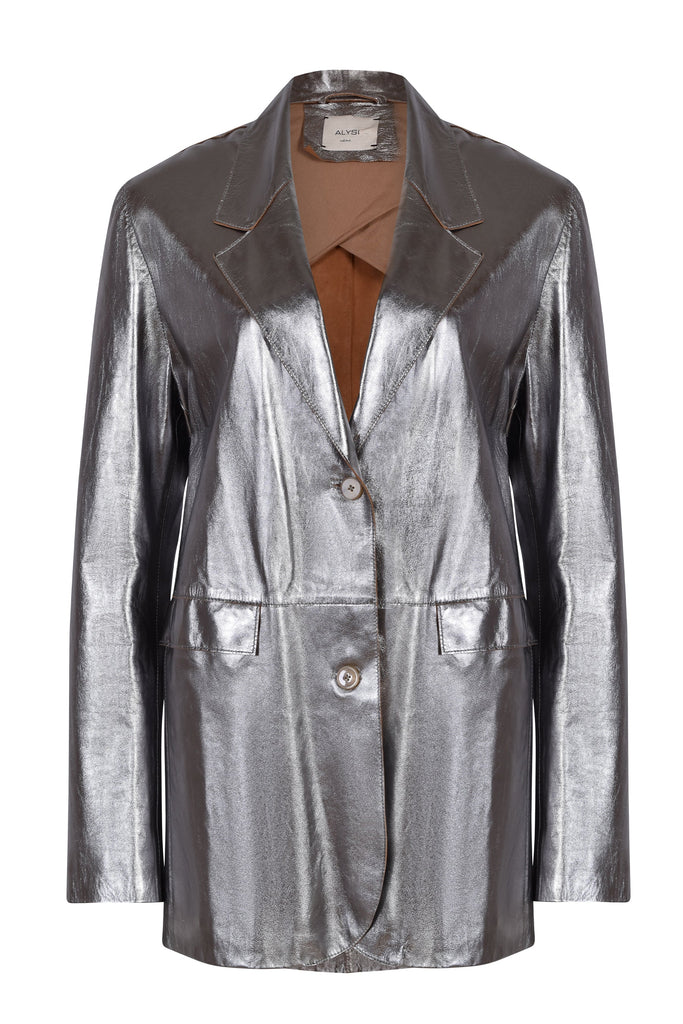 Alysi Cinzia Blazer - Gunmetal
