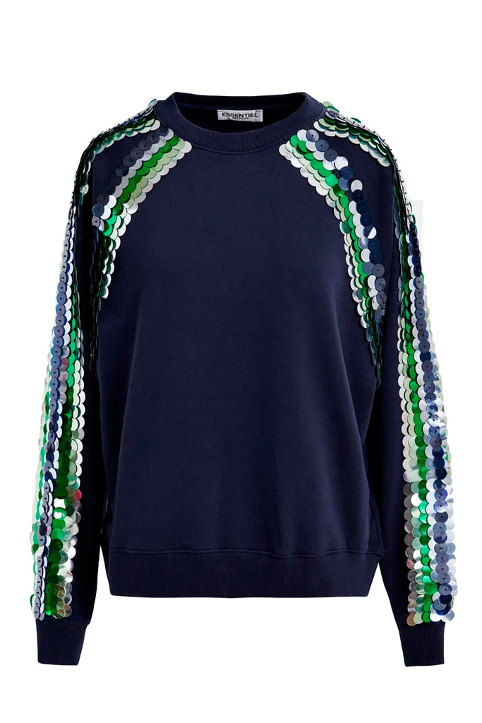 Essentiel Antwerp Hablurry Jumper - Sapphire