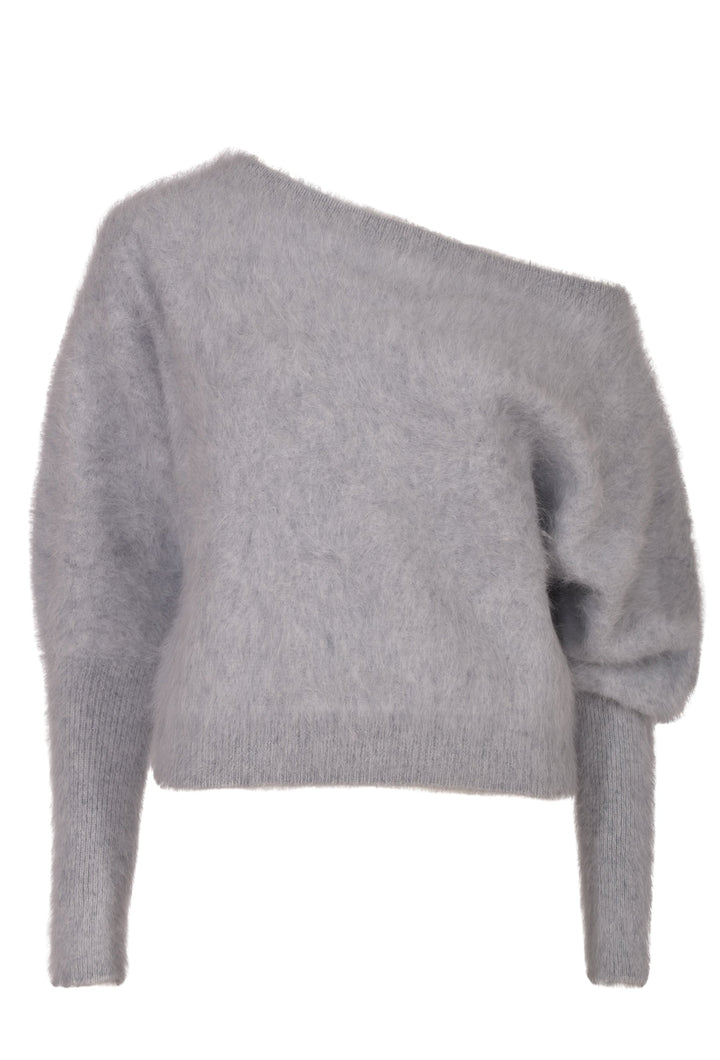 Antalya One Shoulder - Grey Marle