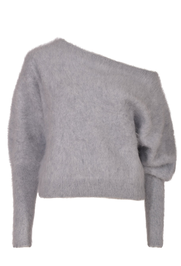 Antalya One Shoulder - Grey Marle