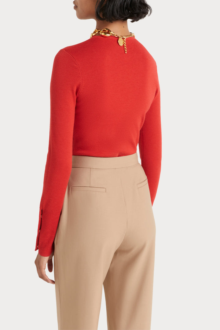 Husk Merino Snap Sweater