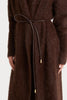 Antalya Long-line knit - Chocolate