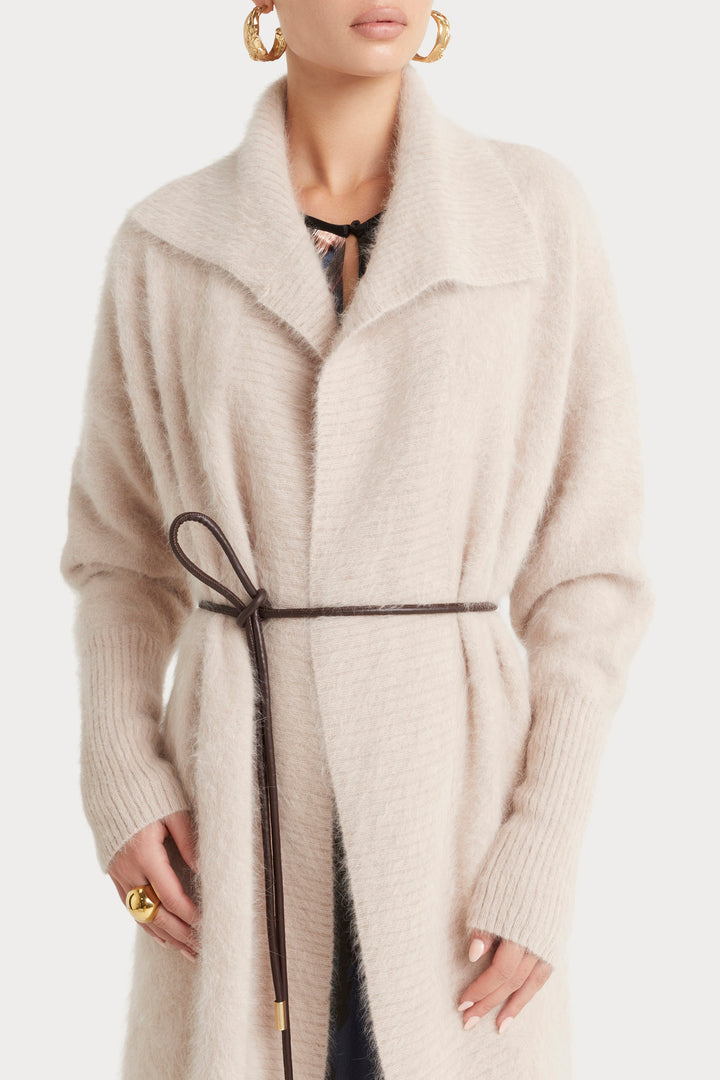Husk Long-line Knit Sand