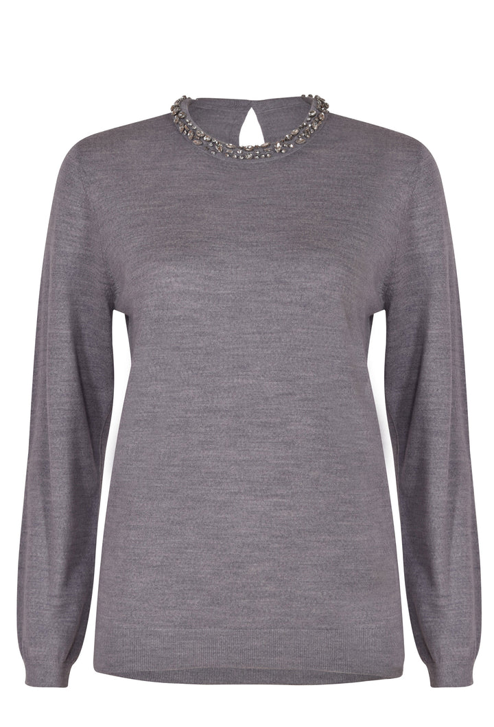 Husk Jewel Nk - Grey Marle