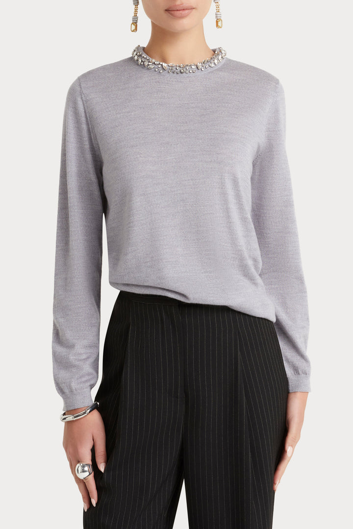 Husk Jewel Nk - Grey Marle