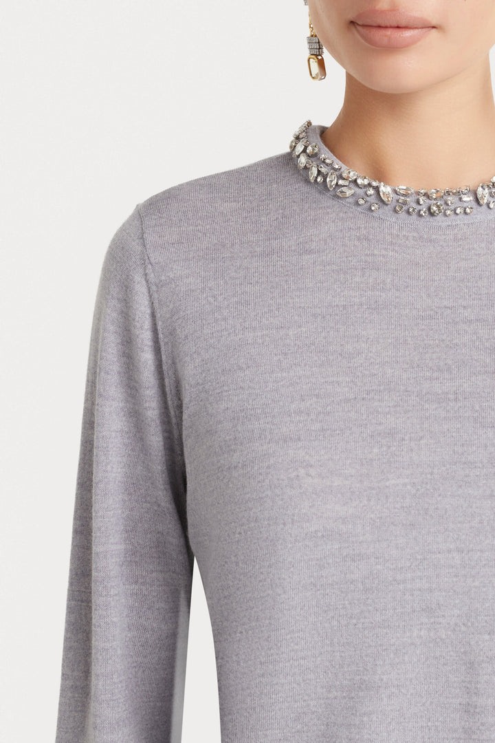 Husk Jewel Nk - Grey Marle