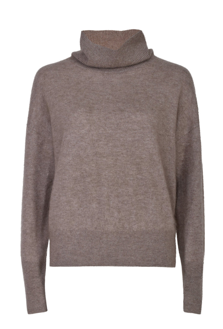 Husk Cash Slouch Knit - Latte