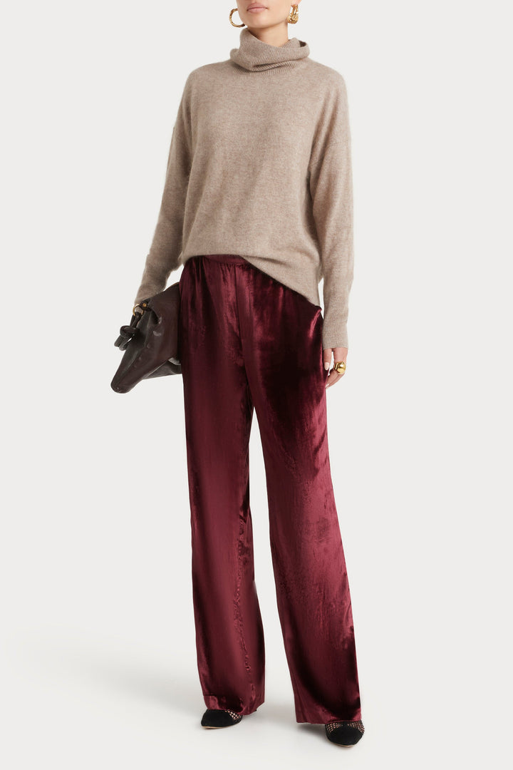 Husk Cash Slouch Knit - Latte