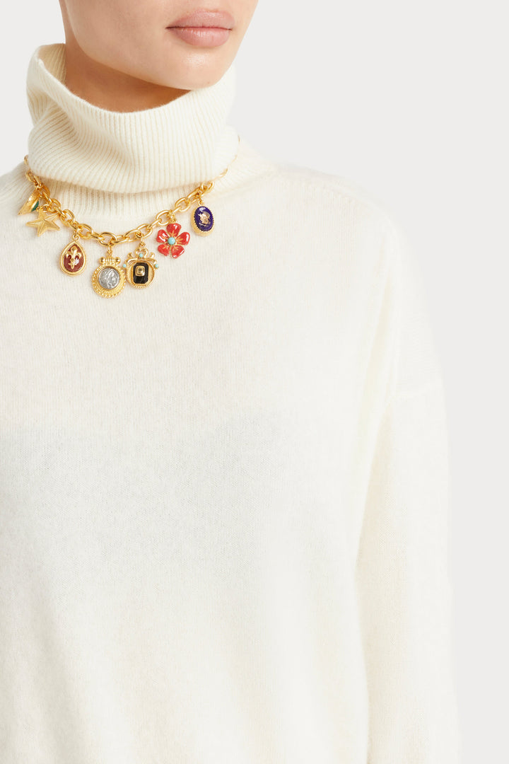 Husk Cash Slouch Knit - Marshmellow