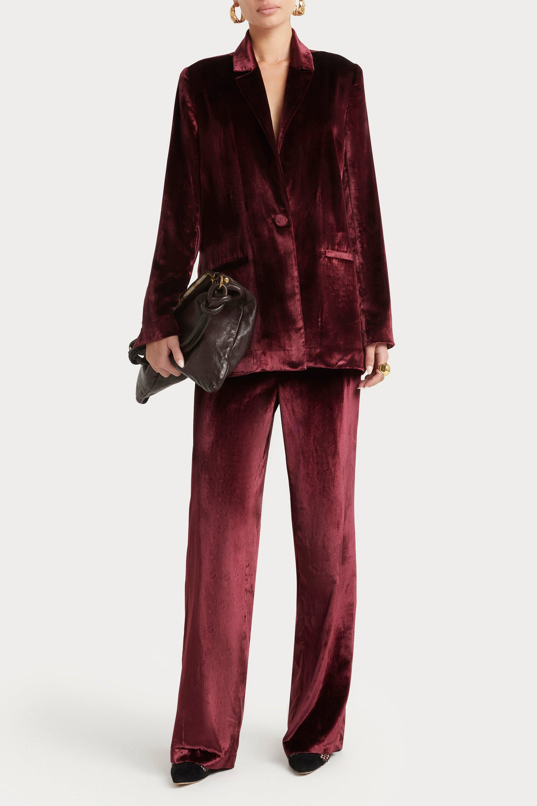 Husk Opium Blazer - Wine