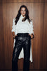 Husk Leather Pant - Black