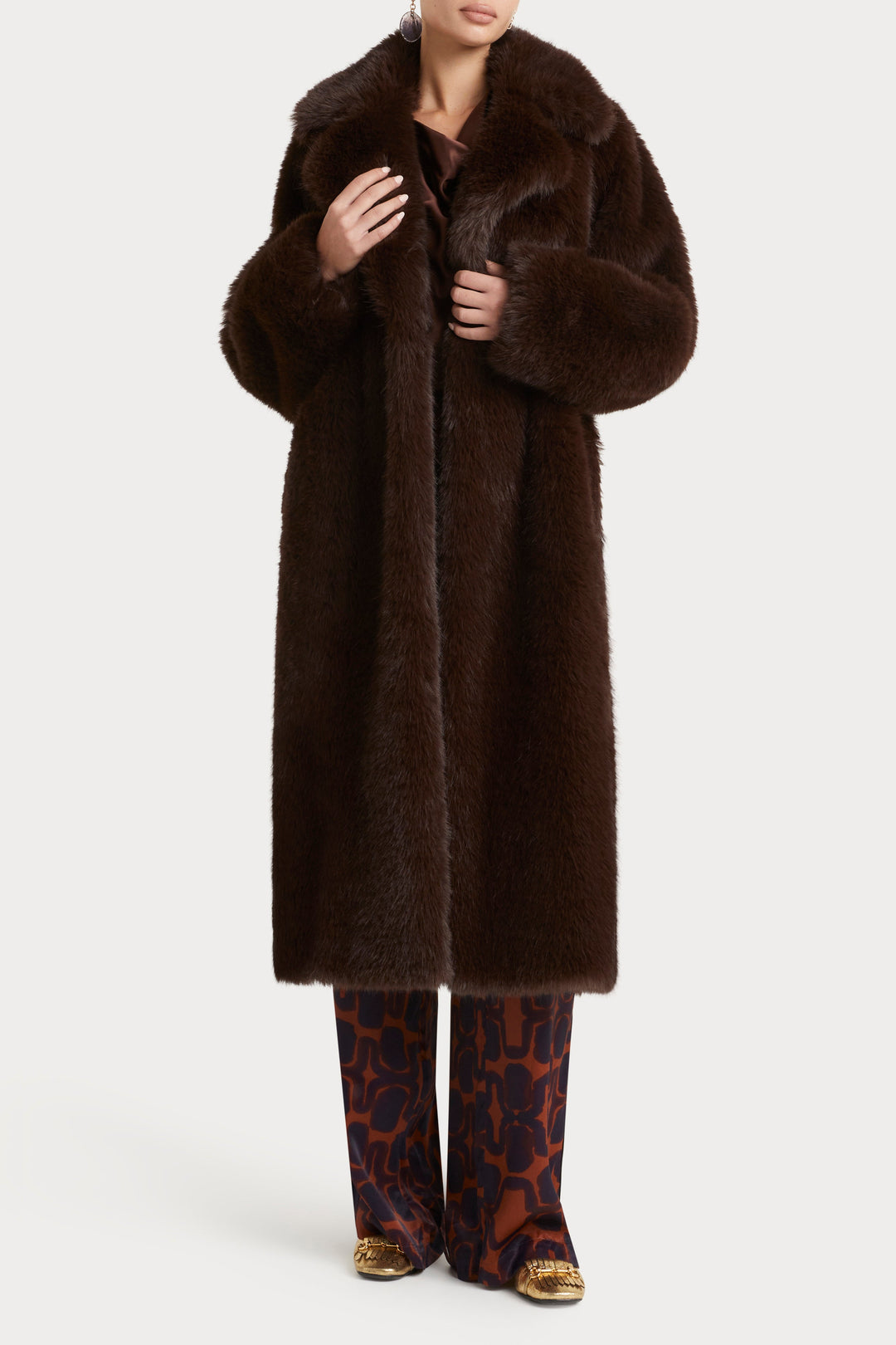 Husk Moss Coat - Chocolate