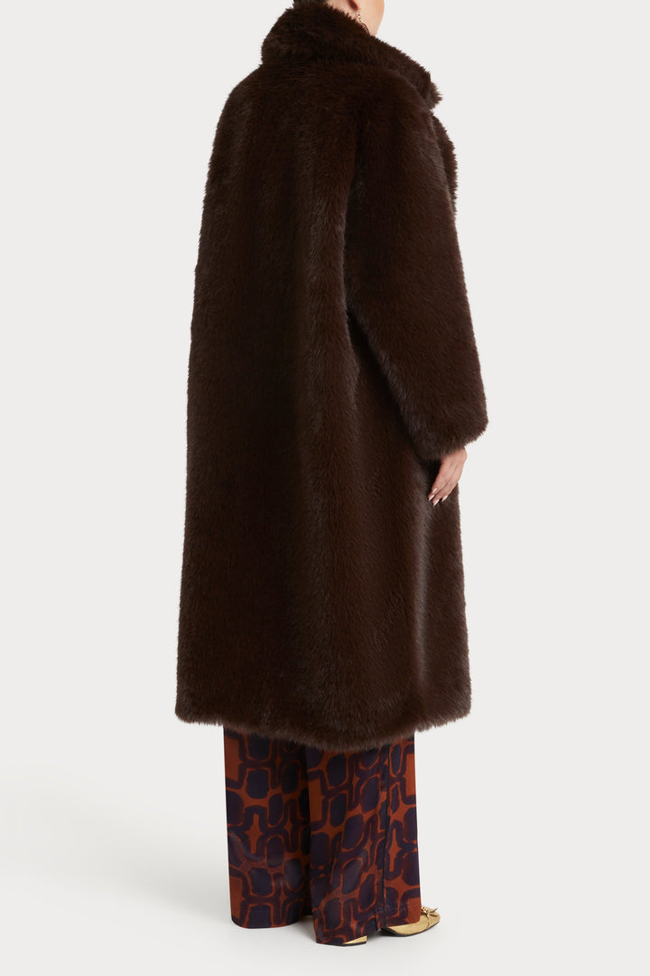 Husk Moss Coat - Chocolate