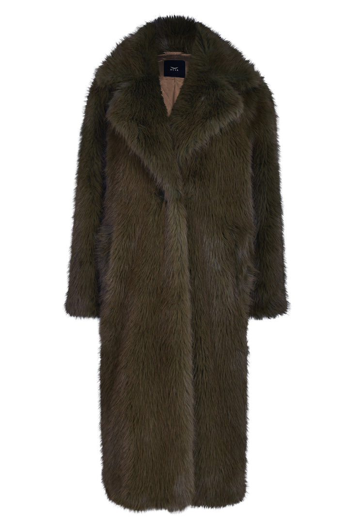 Husk Moss Coat - Khaki