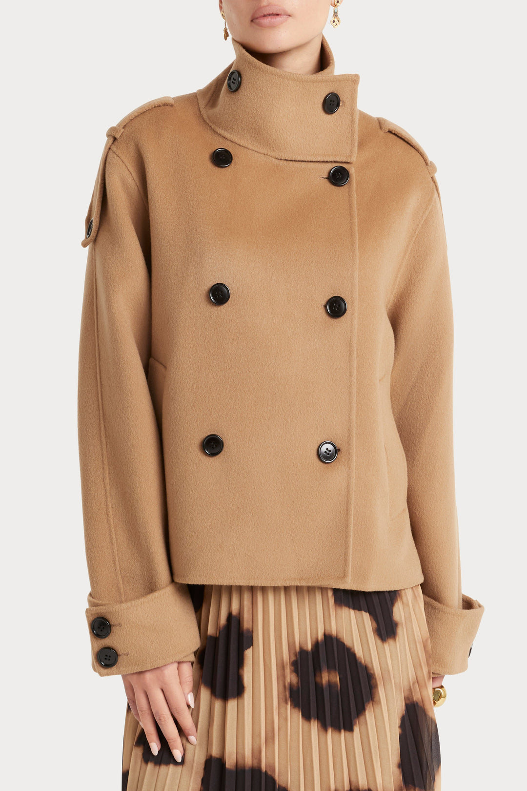 Husk Caligula Coat - Mocha