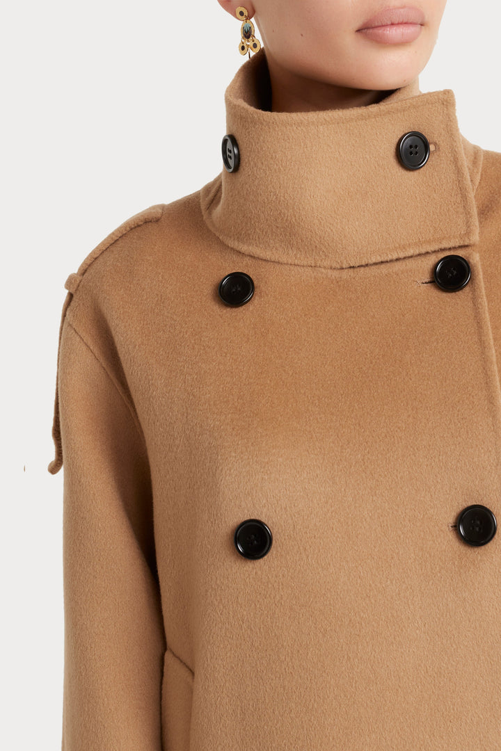 Husk Caligula Coat - Mocha