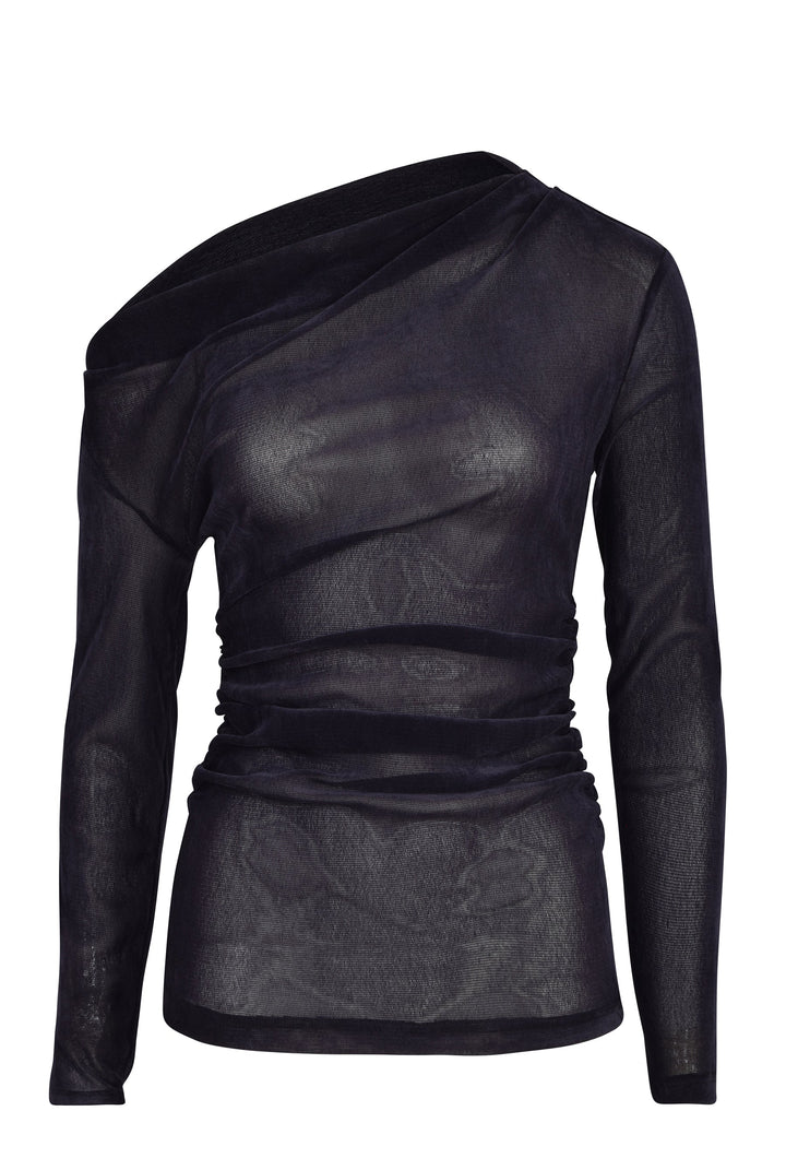 Husk Moss Top - Aubergine