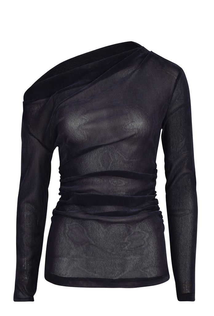 Husk Moss Top - Aubergine