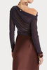 Husk Moss Top - Aubergine