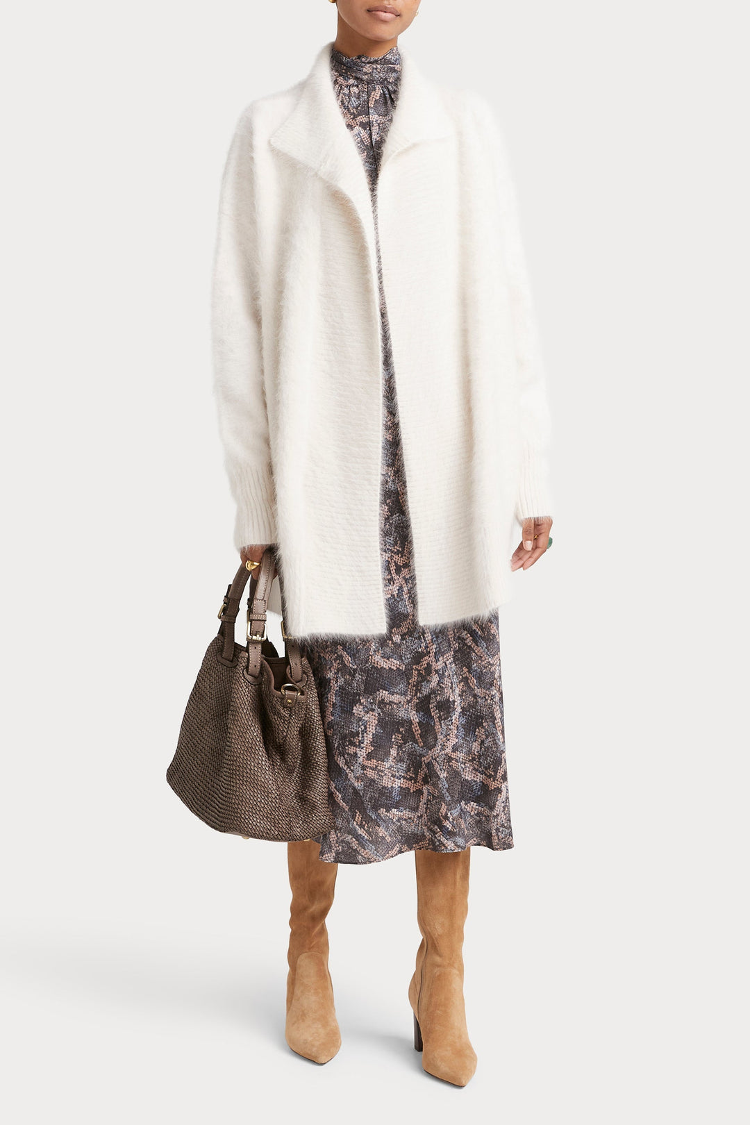 Antalya MIDI CARDI Crea - Cream