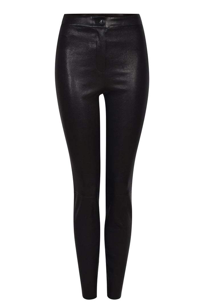 Husk Leather Legging - Black